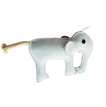 Load image into Gallery viewer, Eco-Friendly Elephant, Natural Leather Dog Toy Chew
