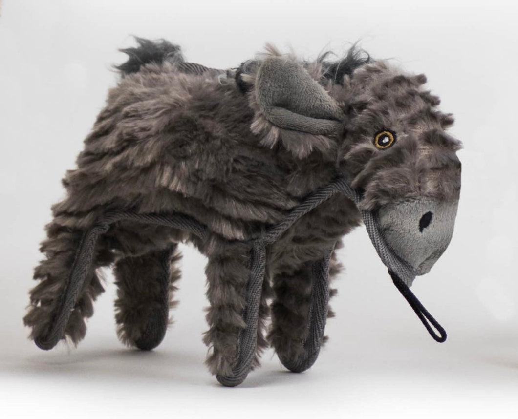 Ruffians ‘steel shield’ tough and durable animal toy - Grey Donkey